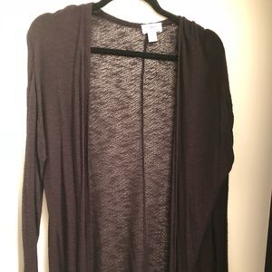 Black cardigan